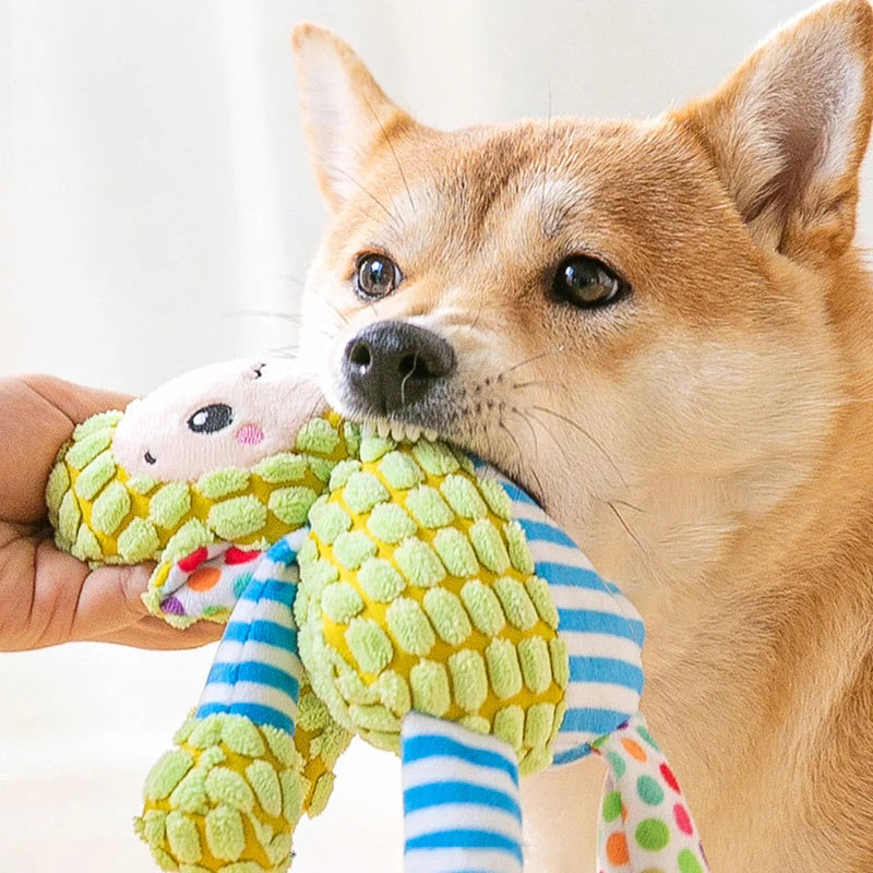Interactive Squeaky Puzzle Chew Toy for Dogs & Cats