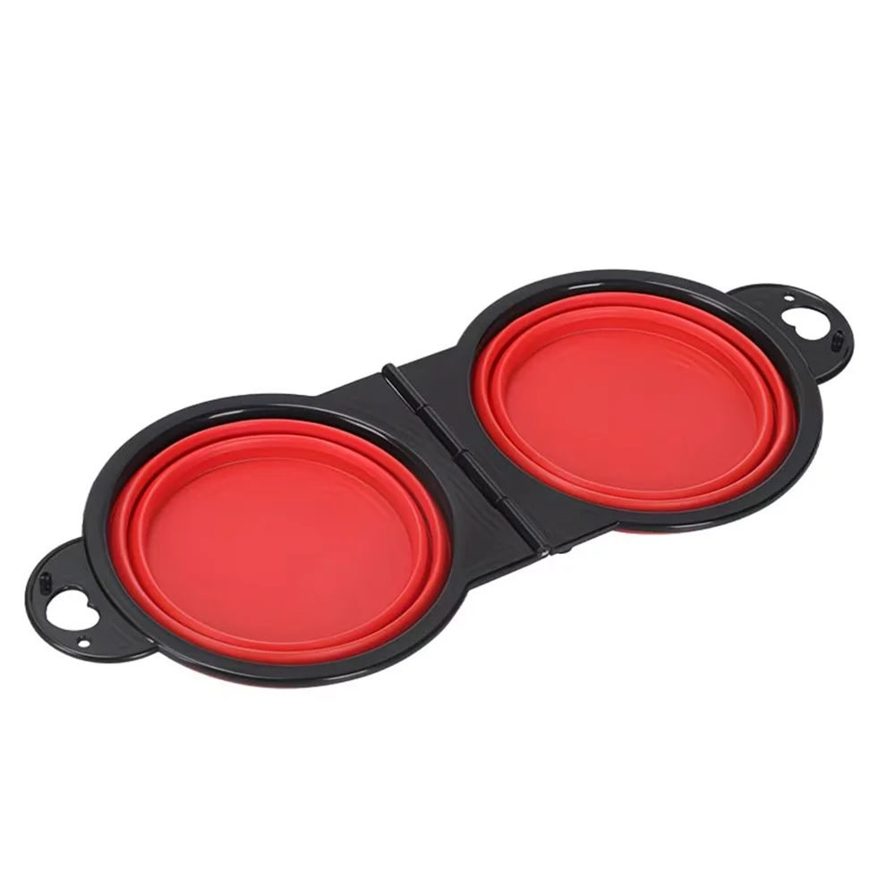 Collapsible Pet Double Travel Bowls