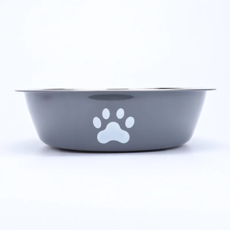 Large Stainless Steel Anti-Tip Dog Bowl