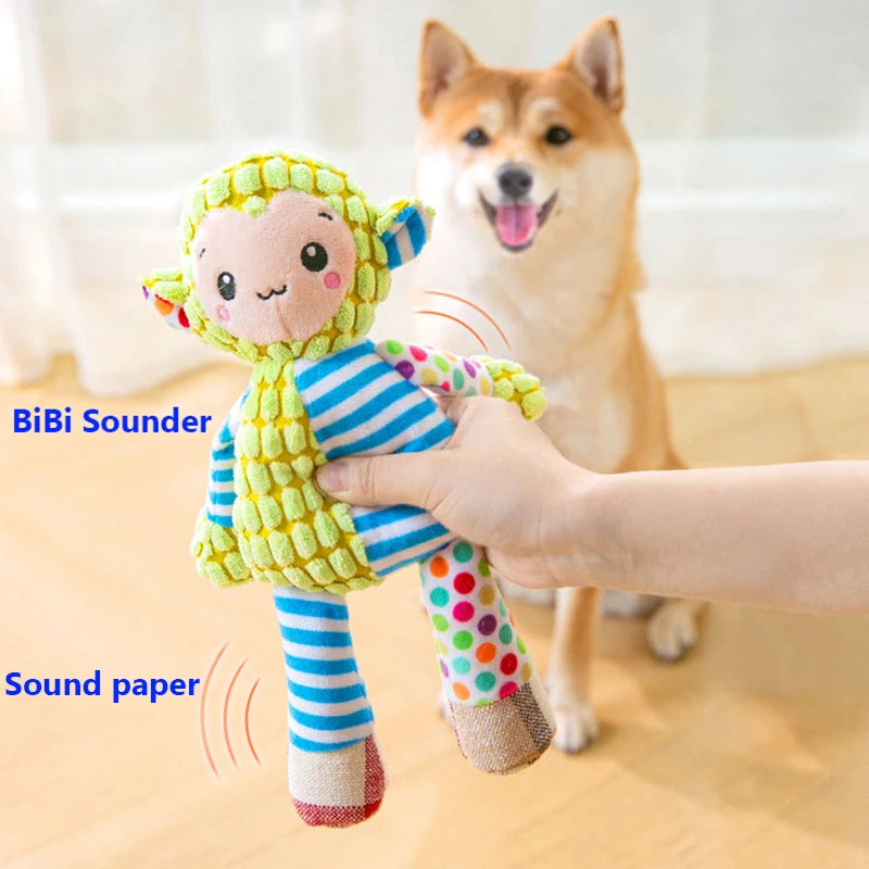Interactive Squeaky Puzzle Chew Toy for Dogs & Cats