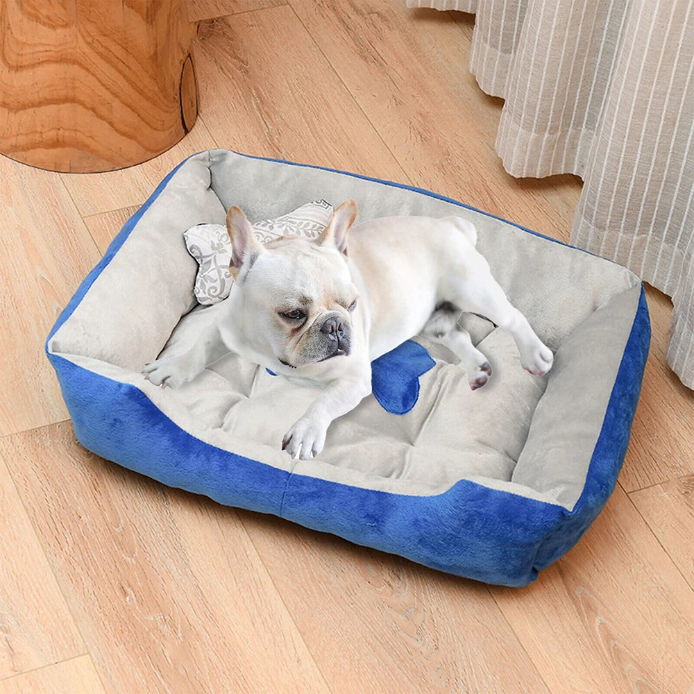 Warm Fleece Pet Bed for Dogs