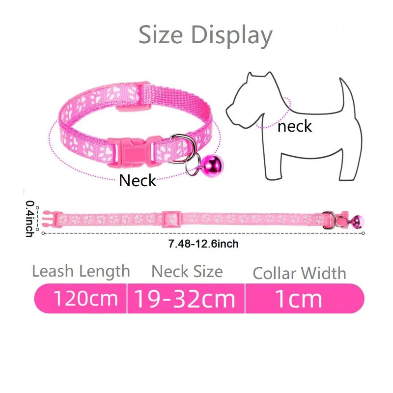 Bell Collar & Leash Set for Cats