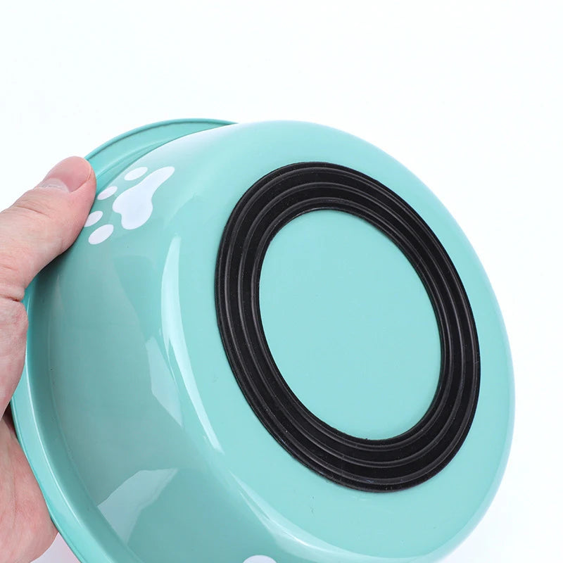 Large Stainless Steel Anti-Tip Dog Bowl