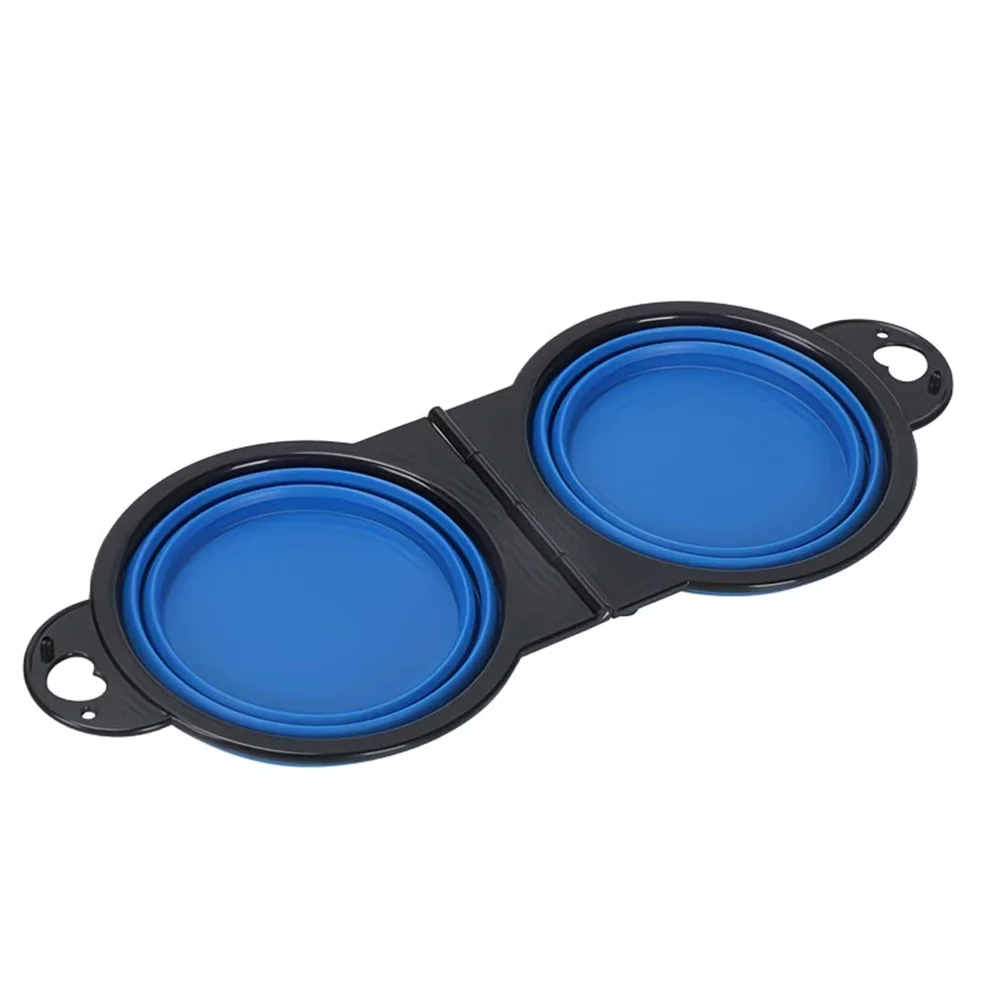 Collapsible Pet Double Travel Bowls
