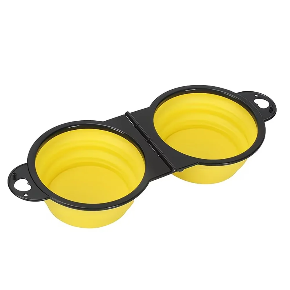 Collapsible Pet Double Travel Bowls