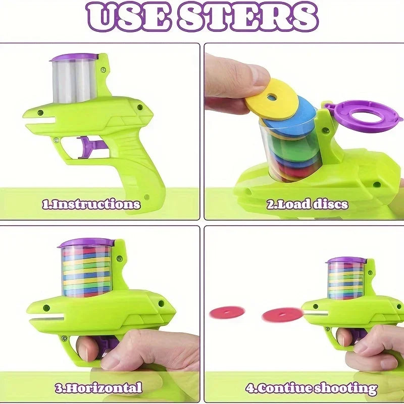 Flying Disc Launcher Toy for Cats & Dogs