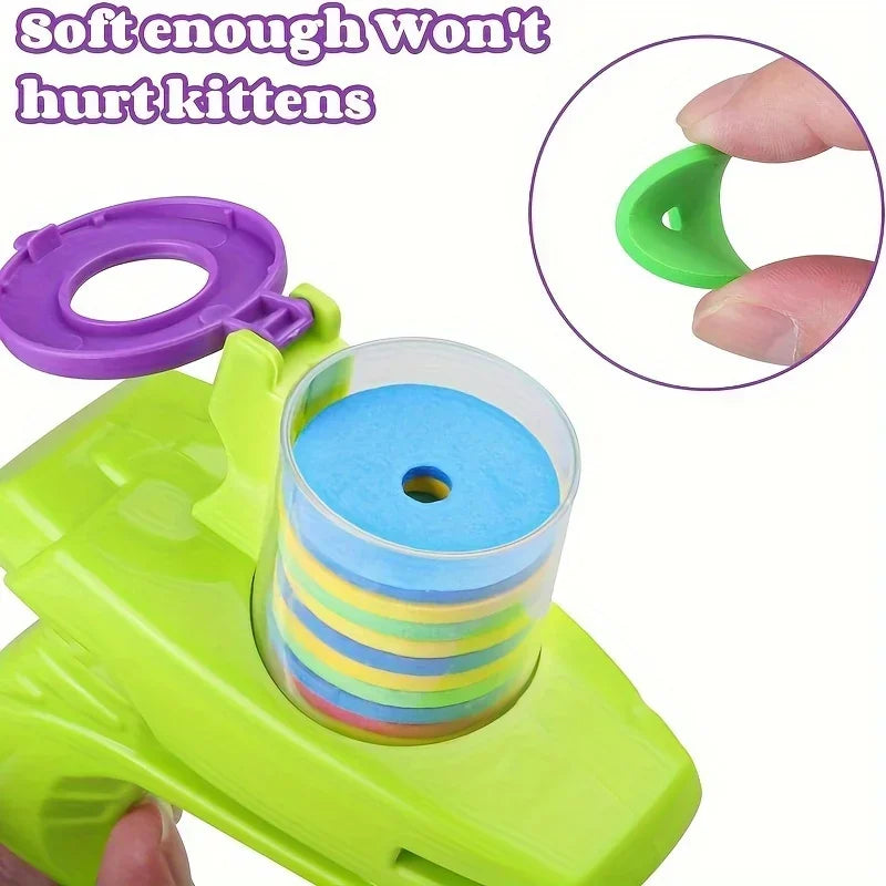Flying Disc Launcher Toy for Cats & Dogs
