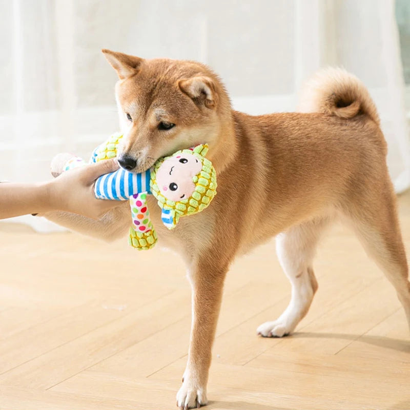 Interactive Squeaky Puzzle Chew Toy for Dogs & Cats