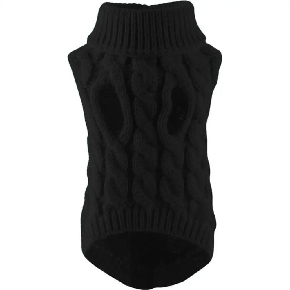 Cable-Knit Pet Sweater | Small Dogs & Cats