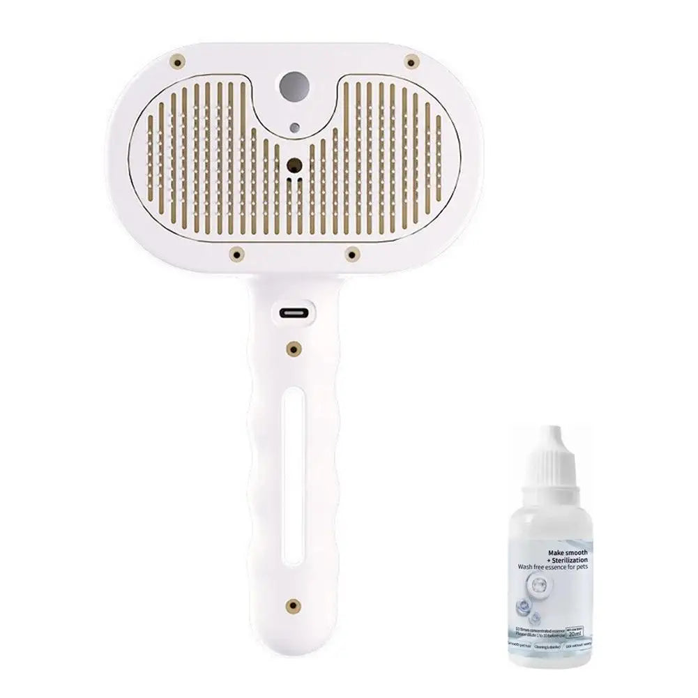 3-in-1 Steam Pet Grooming Brush