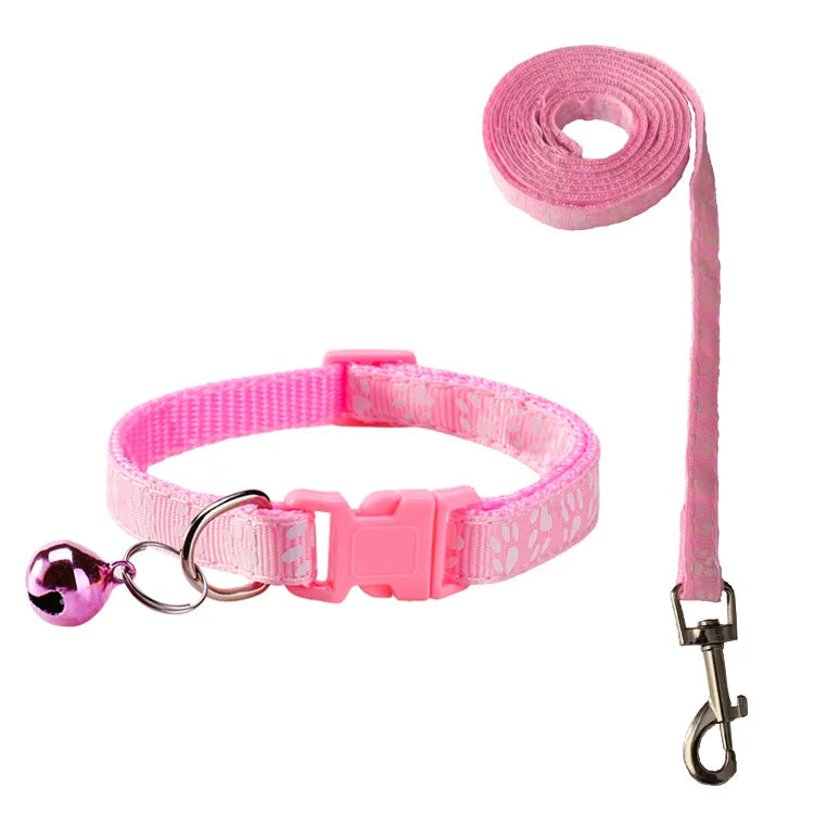 Bell Collar & Leash Set for Cats
