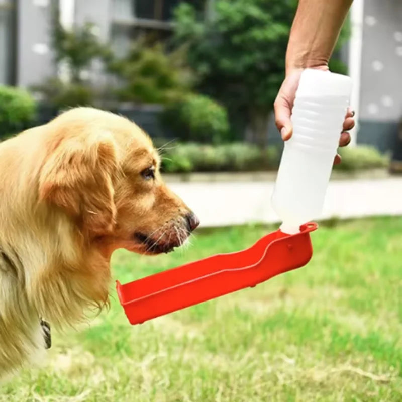 Travel Pet Water Bottle & Feeding Cup