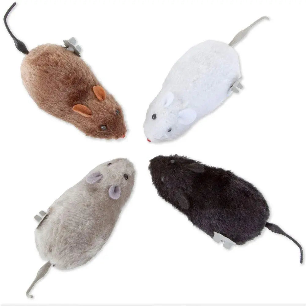 Lifelike Plush Mouse Toy for Cats & Dogs