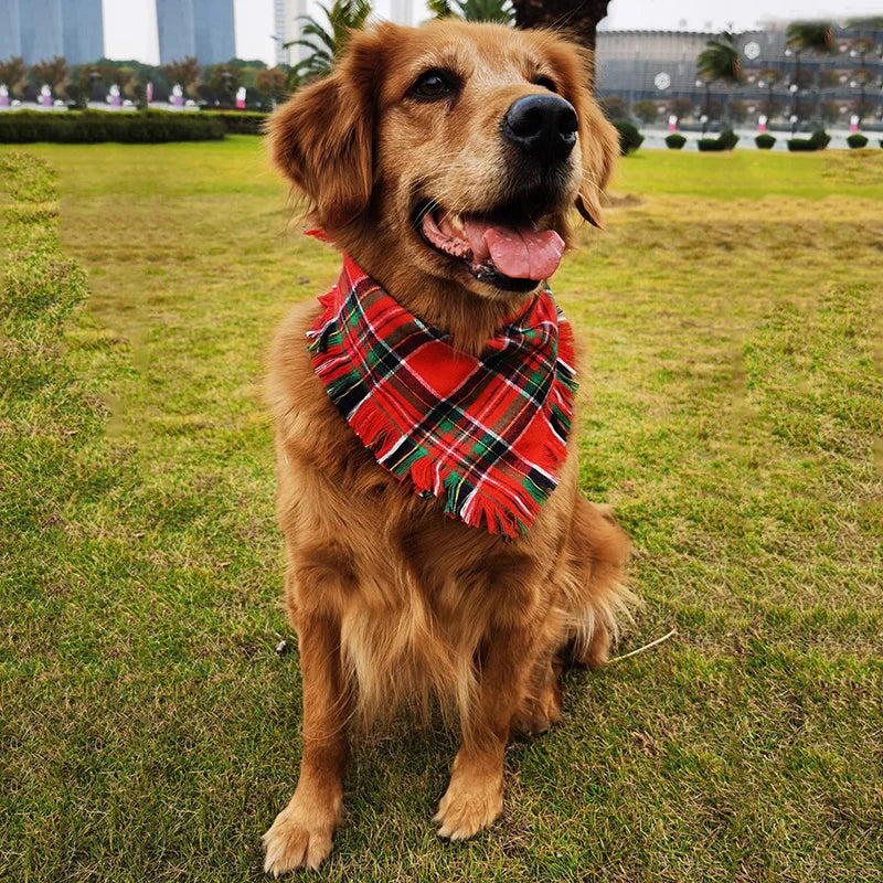Tassel Dog Bandana for Medium & Large Dogs
