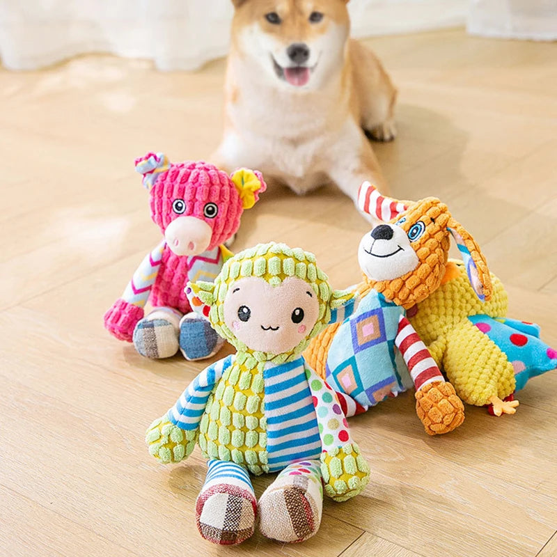 Interactive Squeaky Puzzle Chew Toy for Dogs & Cats
