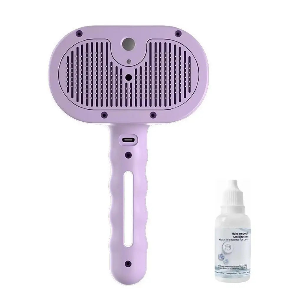 3-in-1 Steam Pet Grooming Brush