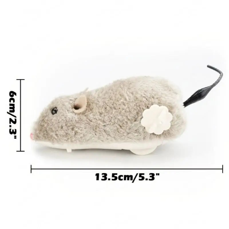 Lifelike Plush Mouse Toy for Cats & Dogs