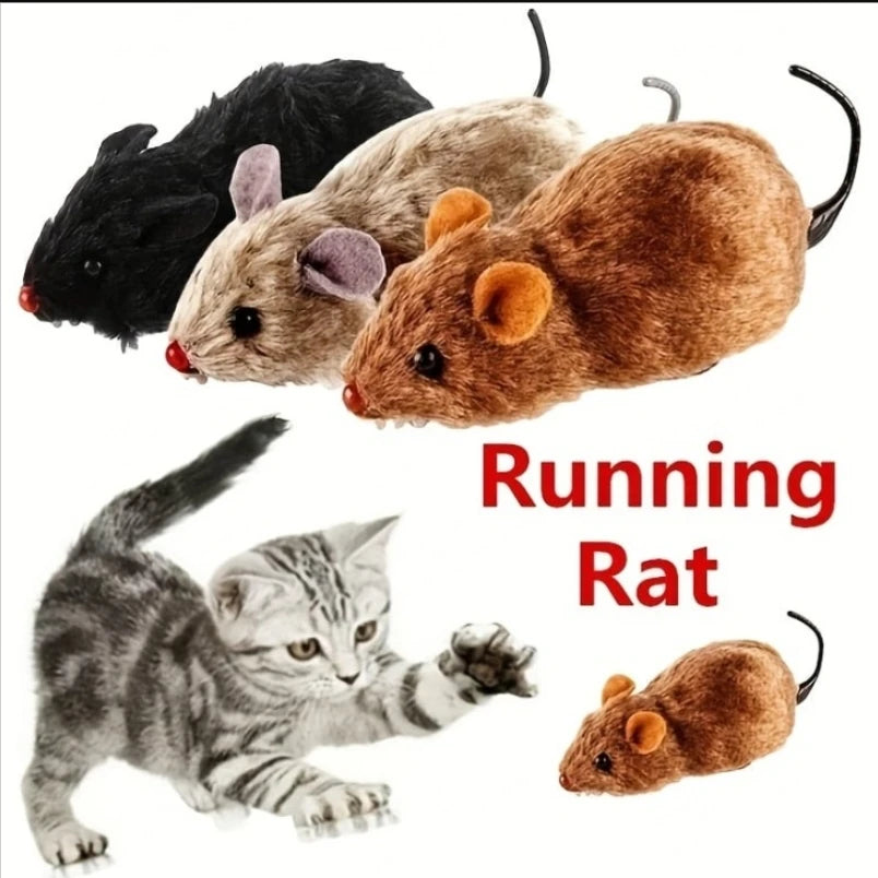 Lifelike Plush Mouse Toy for Cats & Dogs