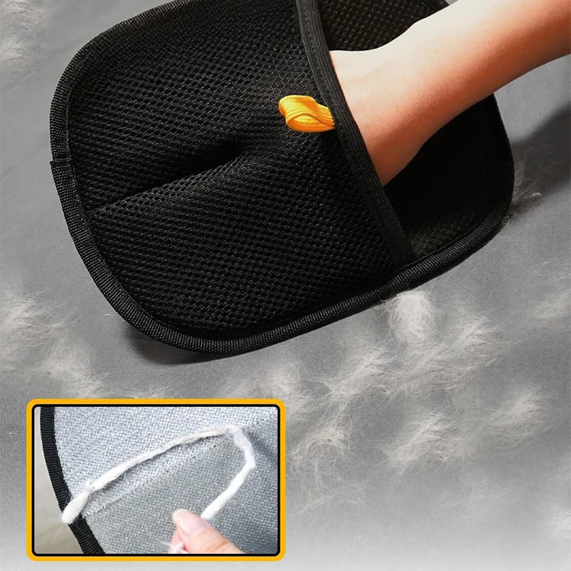 Double-Sided Pet Hair Removal & Grooming Glove