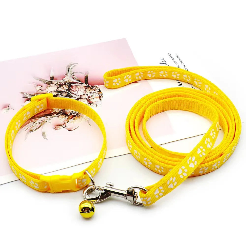 Bell Collar & Leash Set for Cats
