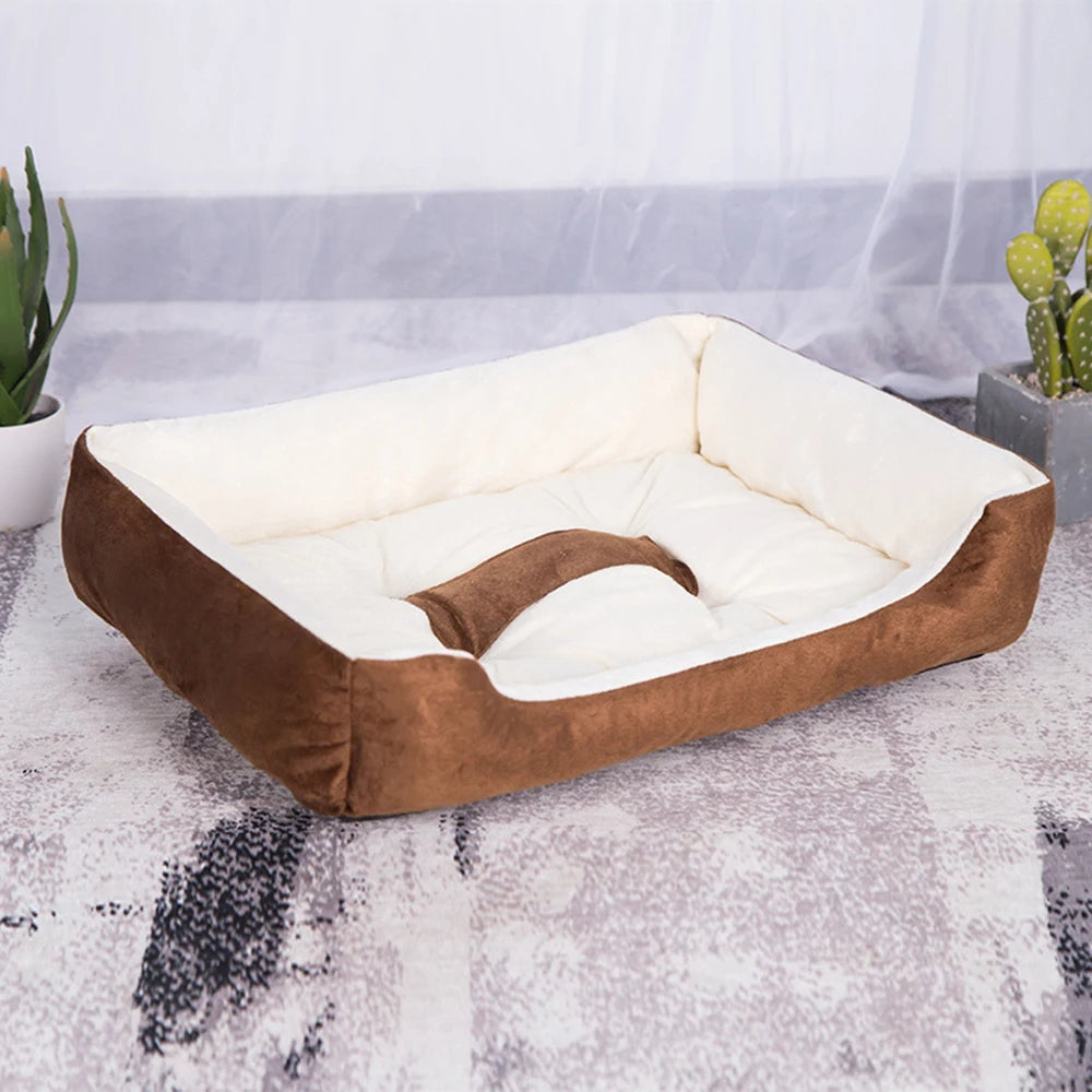Warm Fleece Pet Bed for Dogs