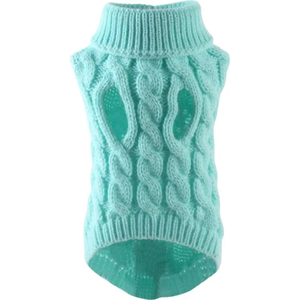 Cable-Knit Pet Sweater | Small Dogs & Cats