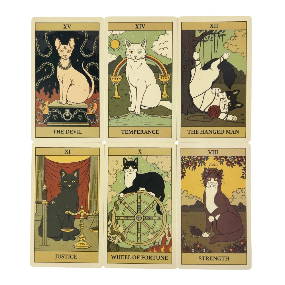 Cats Rule Earth Tarot Card Deck (78 Cards)