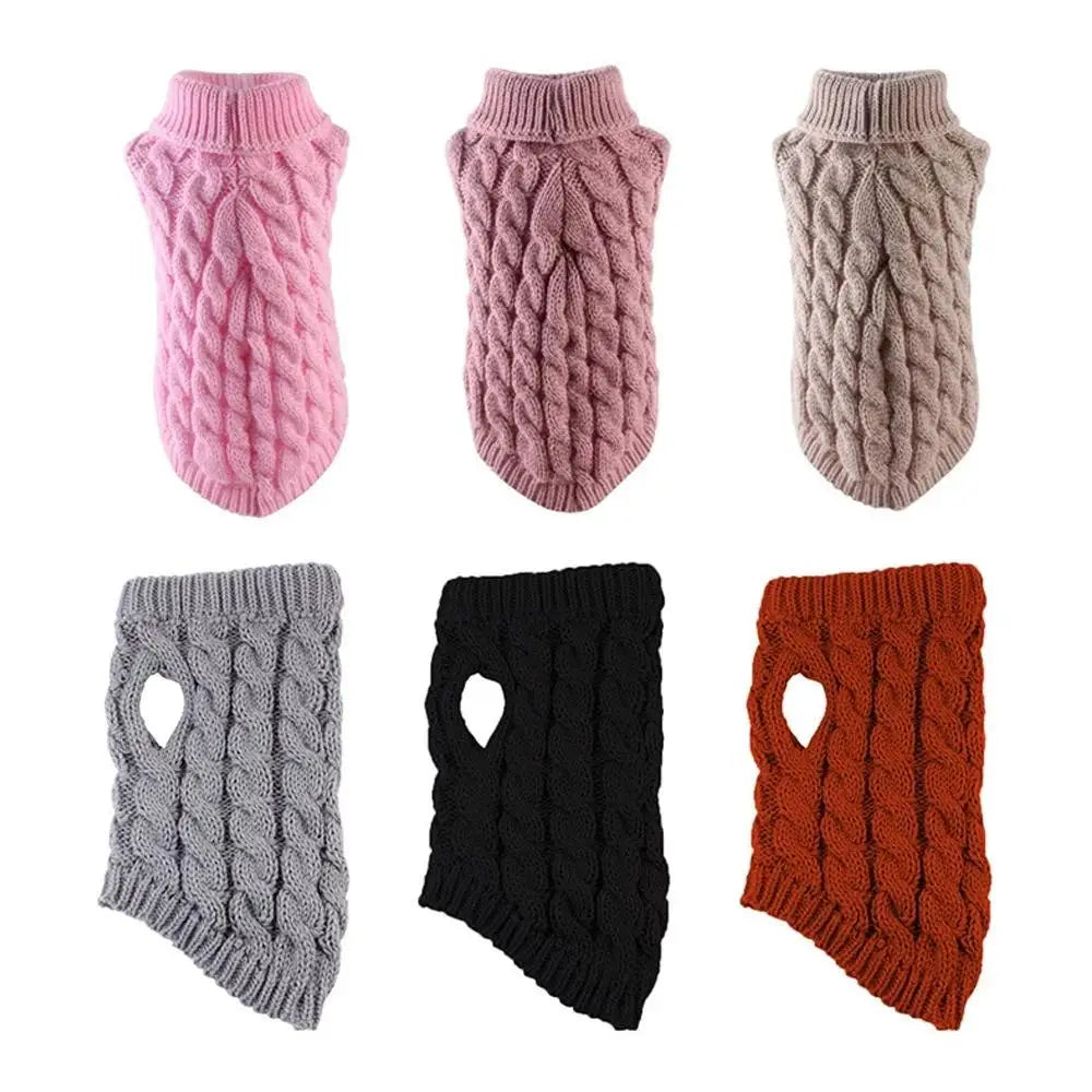 Cable-Knit Pet Sweater | Small Dogs & Cats